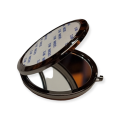 Sublimation blank smoked black pocket mirror