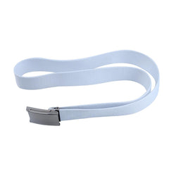 sublimation blank white belt silver buckle