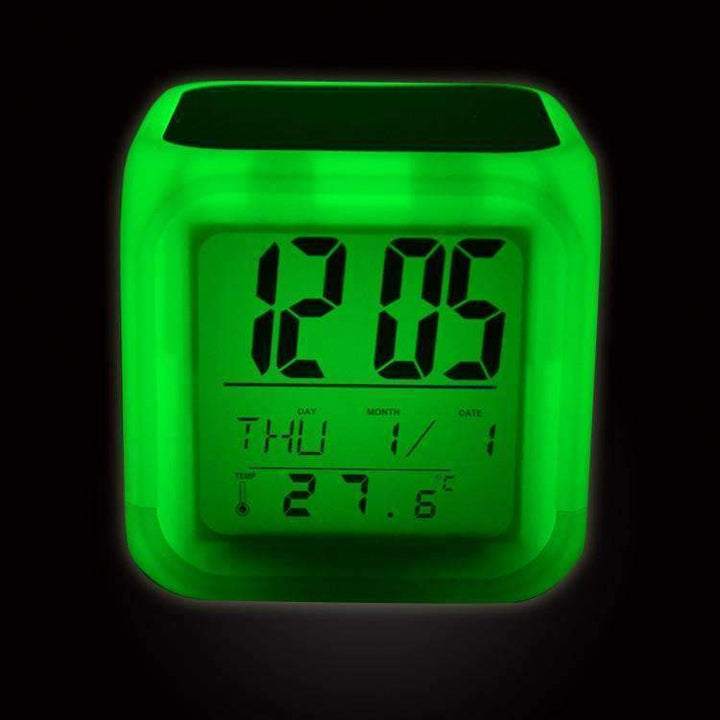 Sublimation blank Digital Alarm Clock - Light up colours