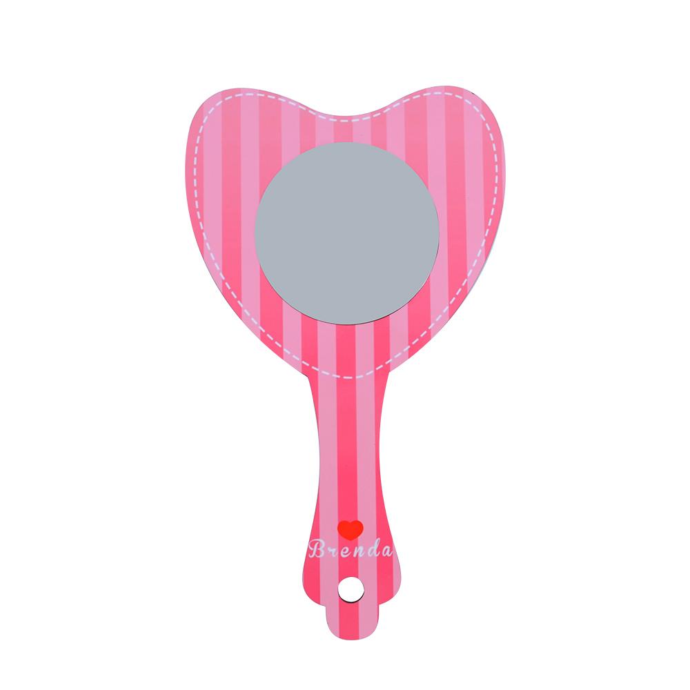 Sublimation blank kids handheld mirror heart