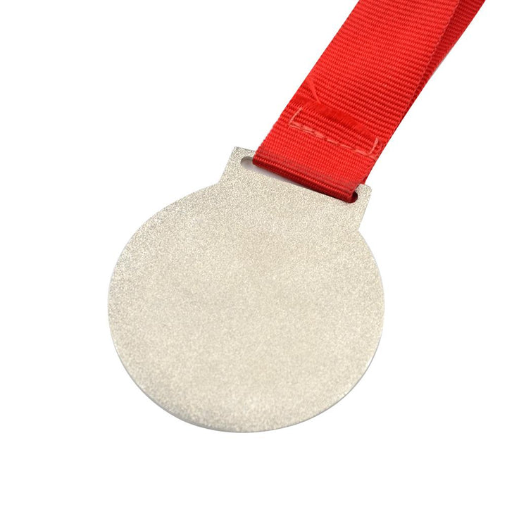 Sublimation blank silver medal award