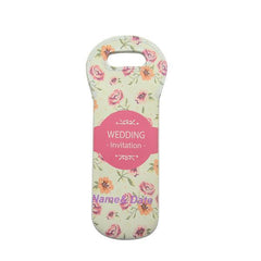 Sublimation neoprene wine bottle cooler