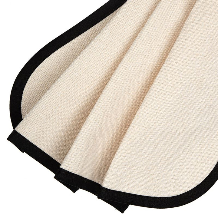 Sublimation blank apron linen with black trim