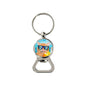Sublimation blank bottle opener keyring