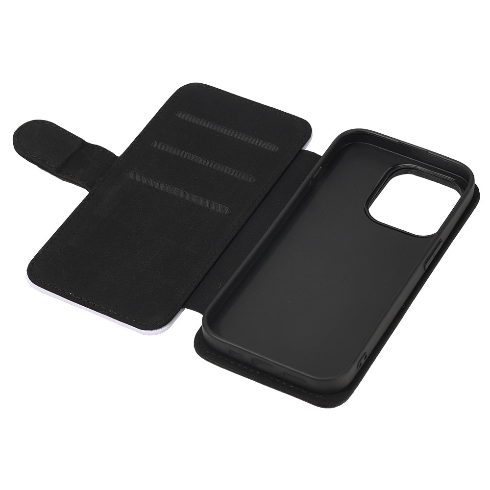Sublimation blank iPhone 14 Pro 6.1 Leather flip case