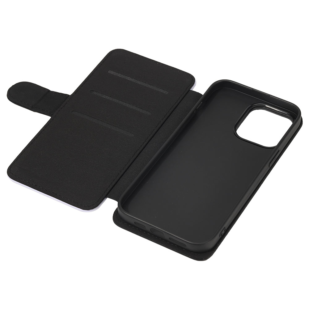 Sublimation blank iPhone 14 Pro Max Leather flip case