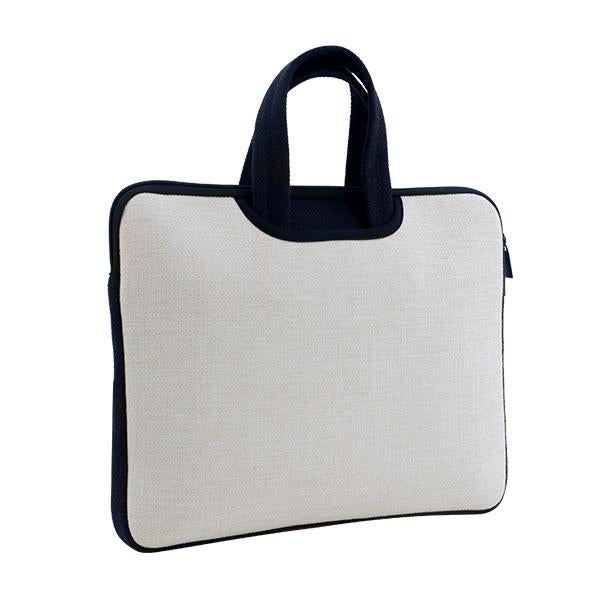 Sublimation blank linen laptop bag
