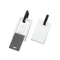Sublimation blank pu leather luggage tag 