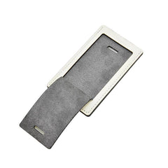Sublimation blank pu leather luggage tag 