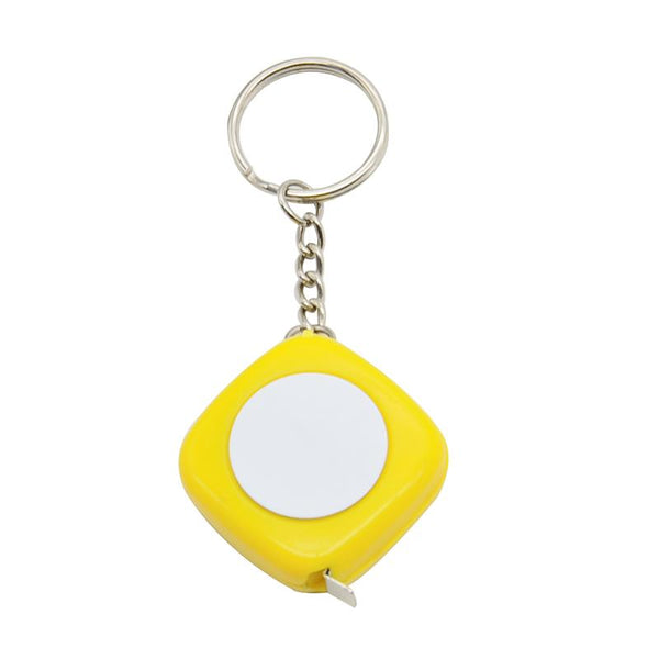 Sublimation blank tape measure keyring