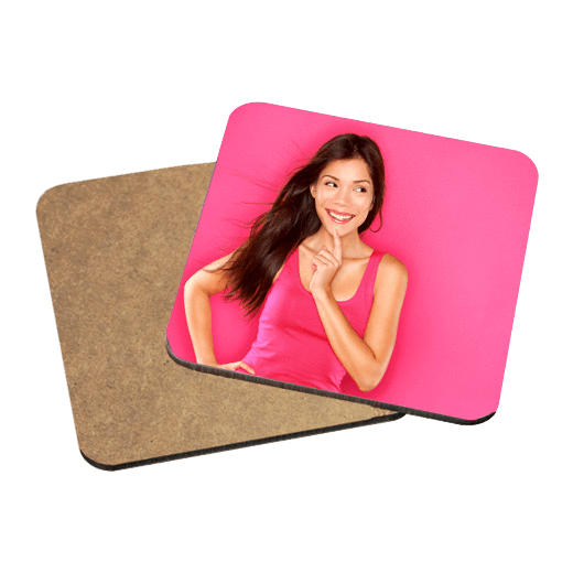 UniSub Square Hardboard Coaster sublimation blanks
