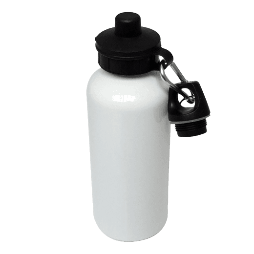 48 x Aluminium Water Bottle 600ml White