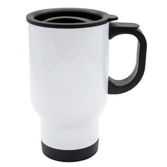 24 x 14 oz Stainless Steel Travel Mug white