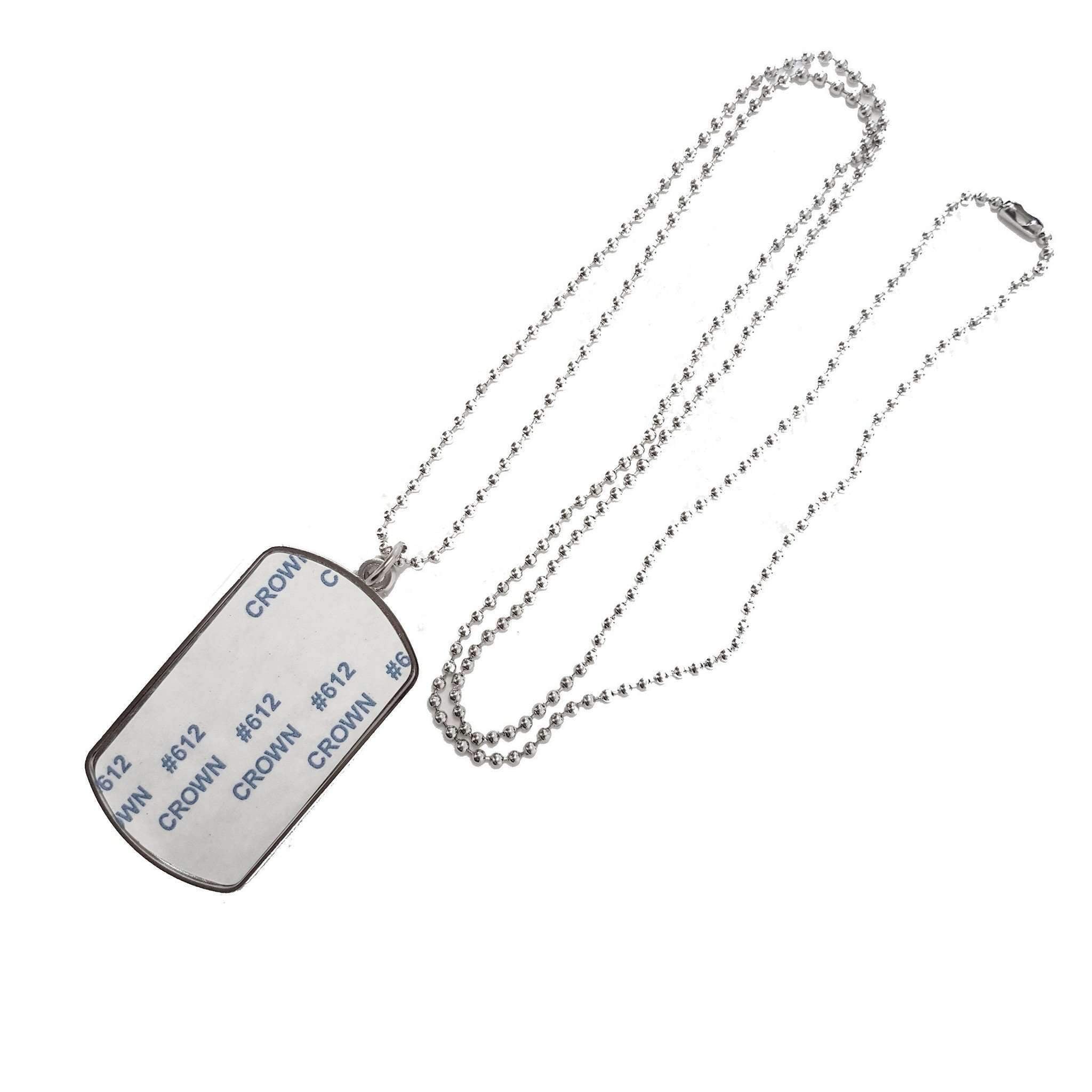 Dog tag necklace for sublimation printing – SubliBlanks Limited
