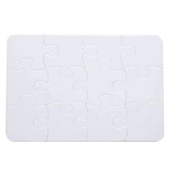 Sublimation blank 12pcs - Cardboard Jigsaw Puzzle - 24 x 19 cm