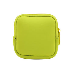 Sublimation blank neon green ear phone bag