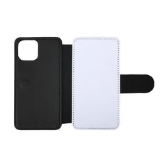 iPhone 13 5.4 mini sublimation blank leather flip case