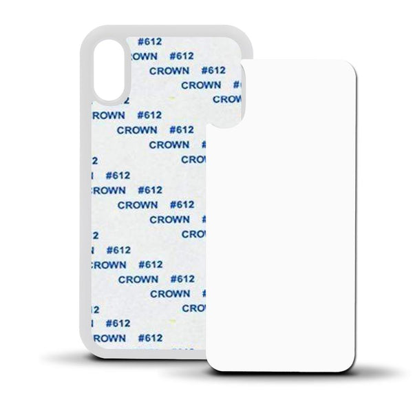 iphone xr sublimation white rubber case