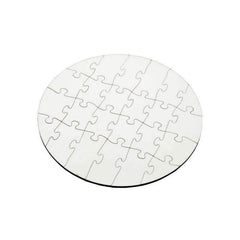 round sublimation mdf jigsaw