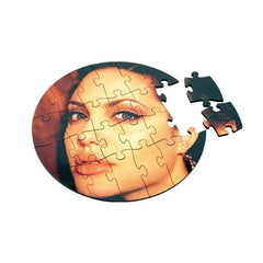 round sublimation mdf jigsaw