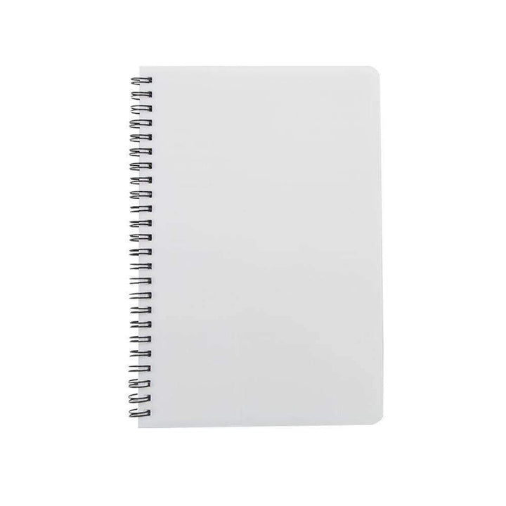 Sublimation blank Spiral Notepad - Plastic cover A5