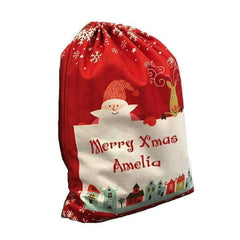 Sublimation blank Pre-Printed Linen drawstring Sack - 50 x 66 cm ( pre-order )