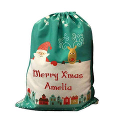 Sublimation blank Pre-Printed Linen drawstring Sack - 50 x 66 cm ( pre-order )