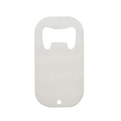 Stainless steel silver bottle opener