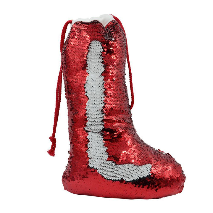 sublimation blank Red Sequin Christmas Stocking 