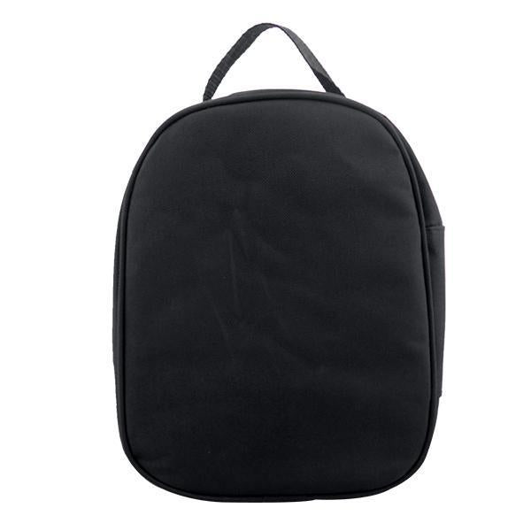 sublimation blank black kids lunch bag