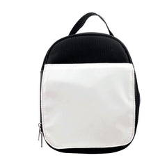 sublimation blank black kids lunch bag