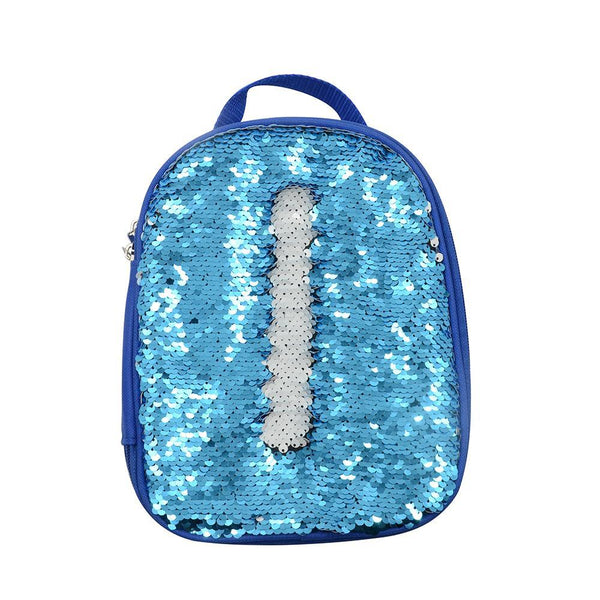 sublimation blank blue sequin magic lunch bag