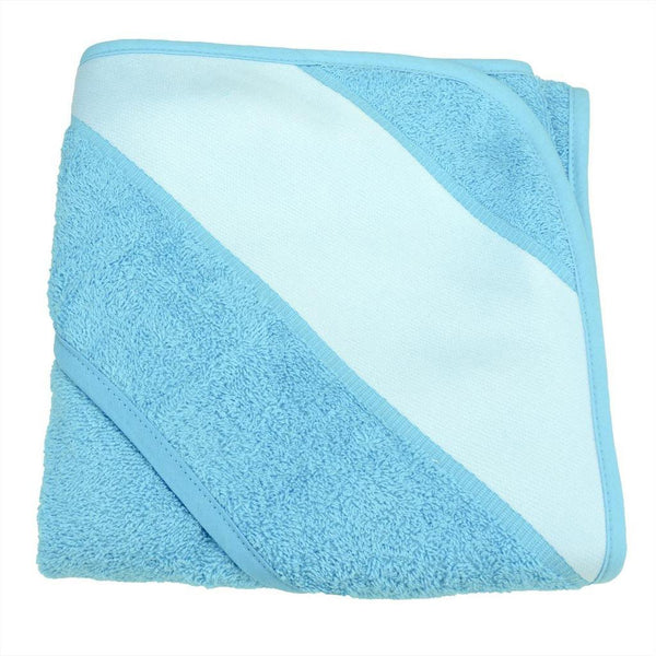 sublimation blank blue baby towel with hood