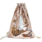 sublimation blank champagne gold sequin cushion cover
