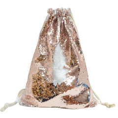 sublimation blank champagne gold sequin cushion cover