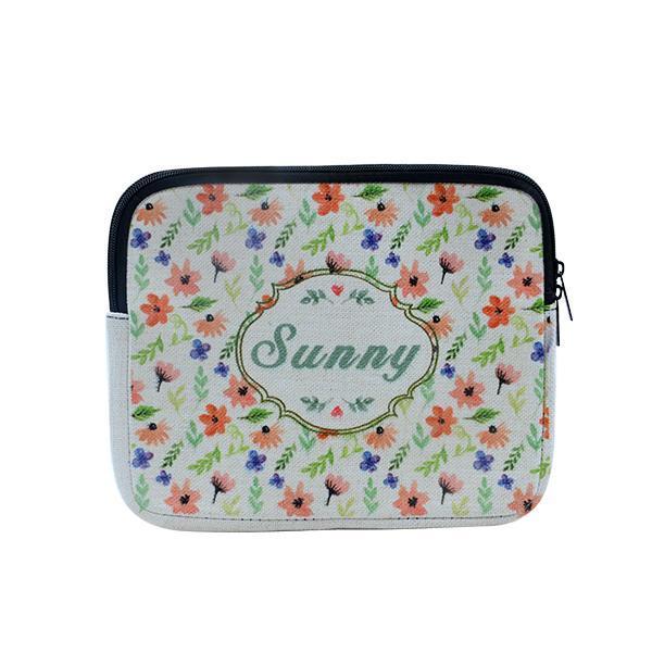 sublimation blank linen laptop sleeve