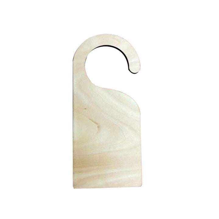 sublimation blank natural wood door hanger