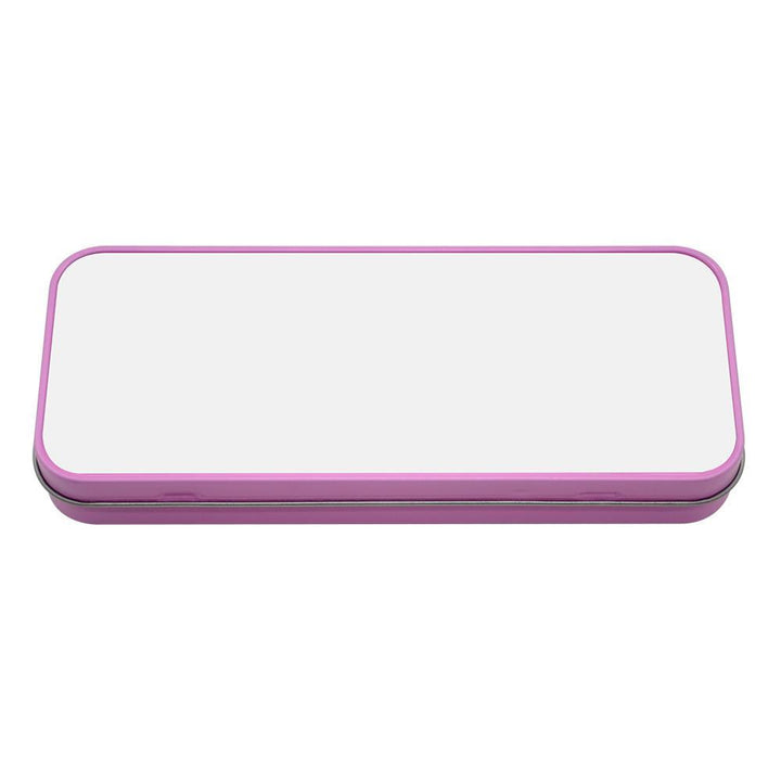 sublimation blank pink pencil tin