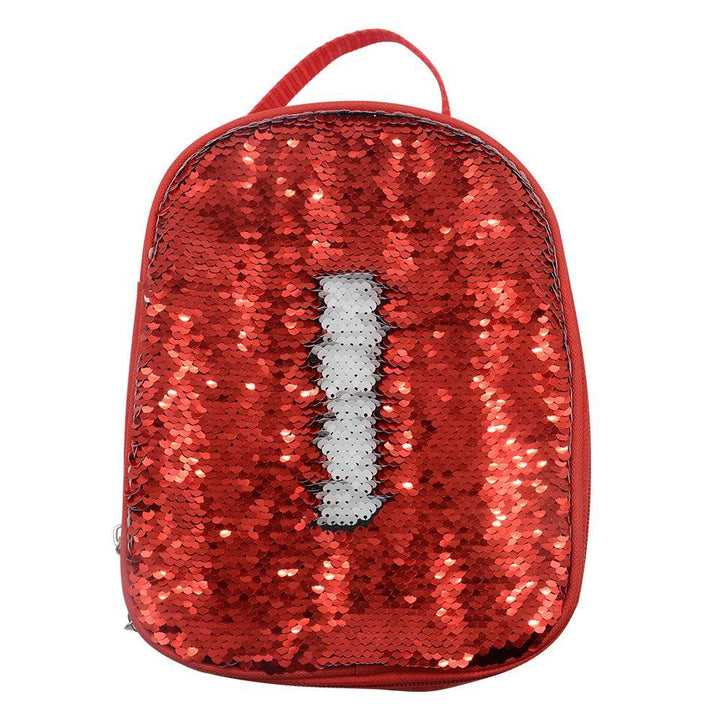 sublimation blank red sequin magic lunch bag