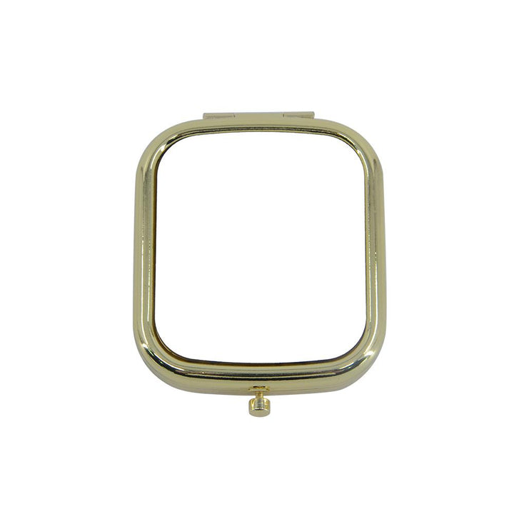 sublimation blank square compact mirror gold