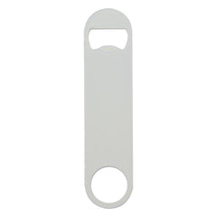 sublimation blank stainless steel white bar blade bottle opener