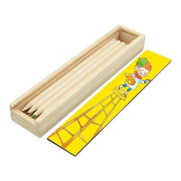 sublimation blank wooden pencil case