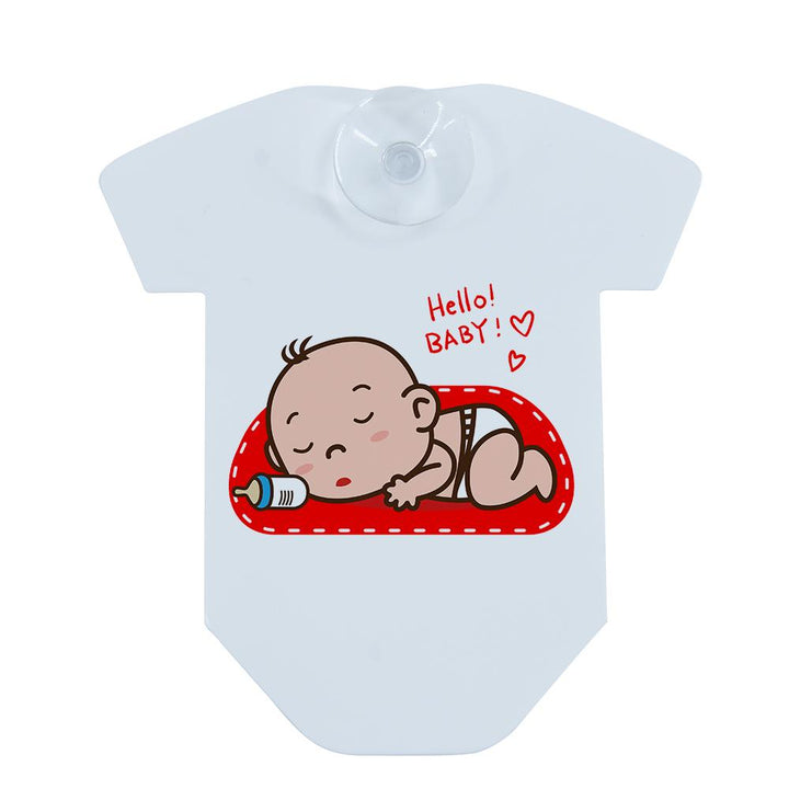 sublimation car t-shirt baby on board sign