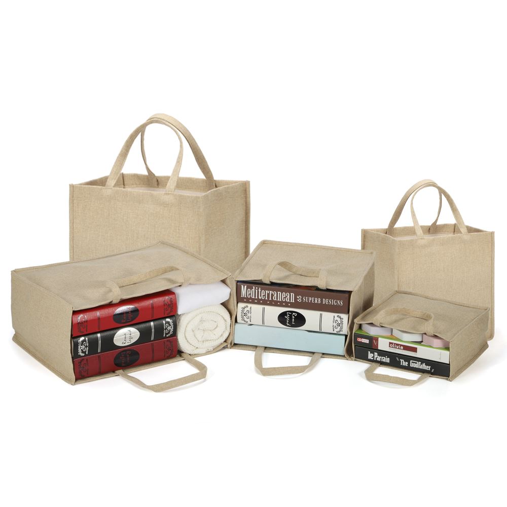 sublimation blank Burlap Tote Bag Natural