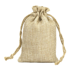 sublimation blank Faux Burlap Drawstring Bag subliblanks