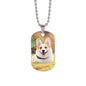 sublimation blank aluminium id tag small double side printable