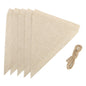 sublimation blank burlap triangle banner flag