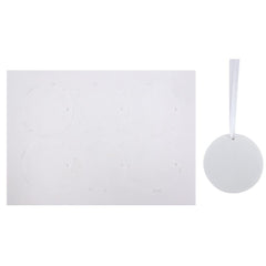 sublimation blank car air freshener round