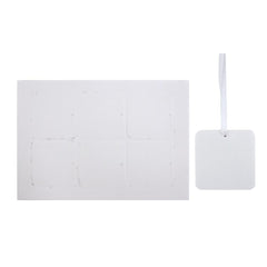 sublimation blank car air freshener square