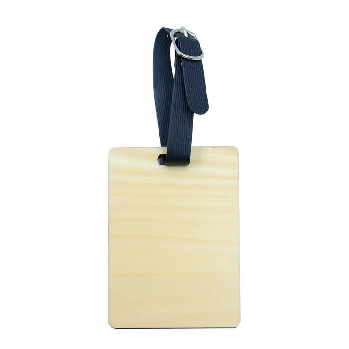 sublimation blank natural luggage tag